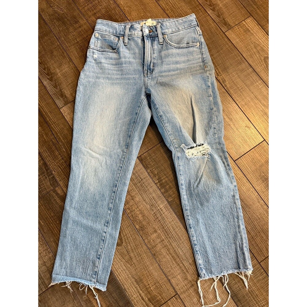 Madewell The Curvy Perfect Vintage Jeans Sz. 27 Petite Light Blue